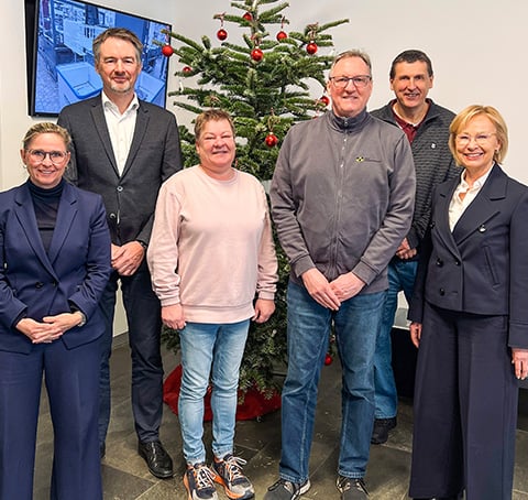 Feierliche Ehrung unserer 5 Jubilare